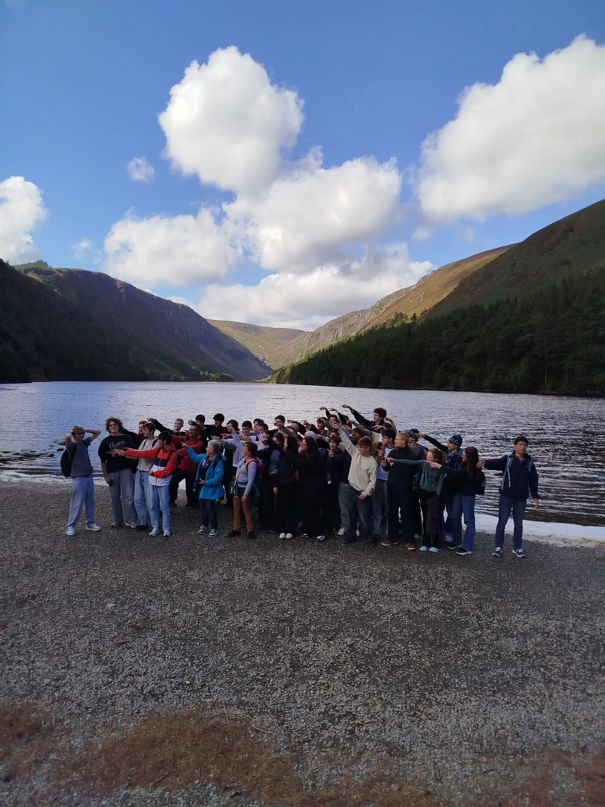 Am See in den Wicklow Mountains